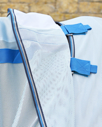 Blue Horse Fly Rug with Detachable Neck & Belly Flap | Bug Protection | Premier Equine at Equiflair