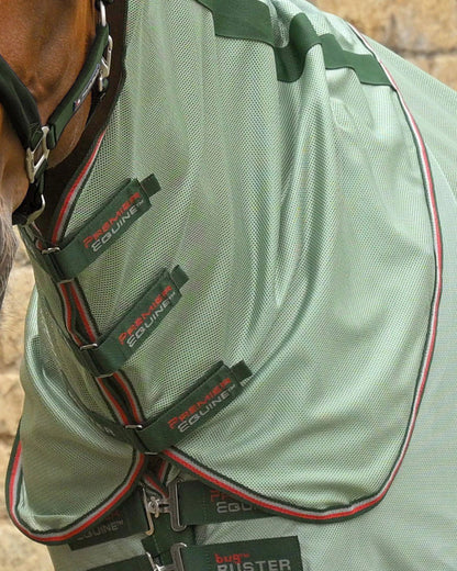 Premier Equine Bug Buster Fly Rug with Detachable Neck and Belly Flap Mint Green
