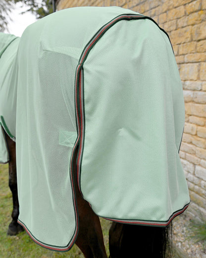 Premier Equine Bug Buster Fly Rug with Detachable Neck and Belly Flap Mint Green