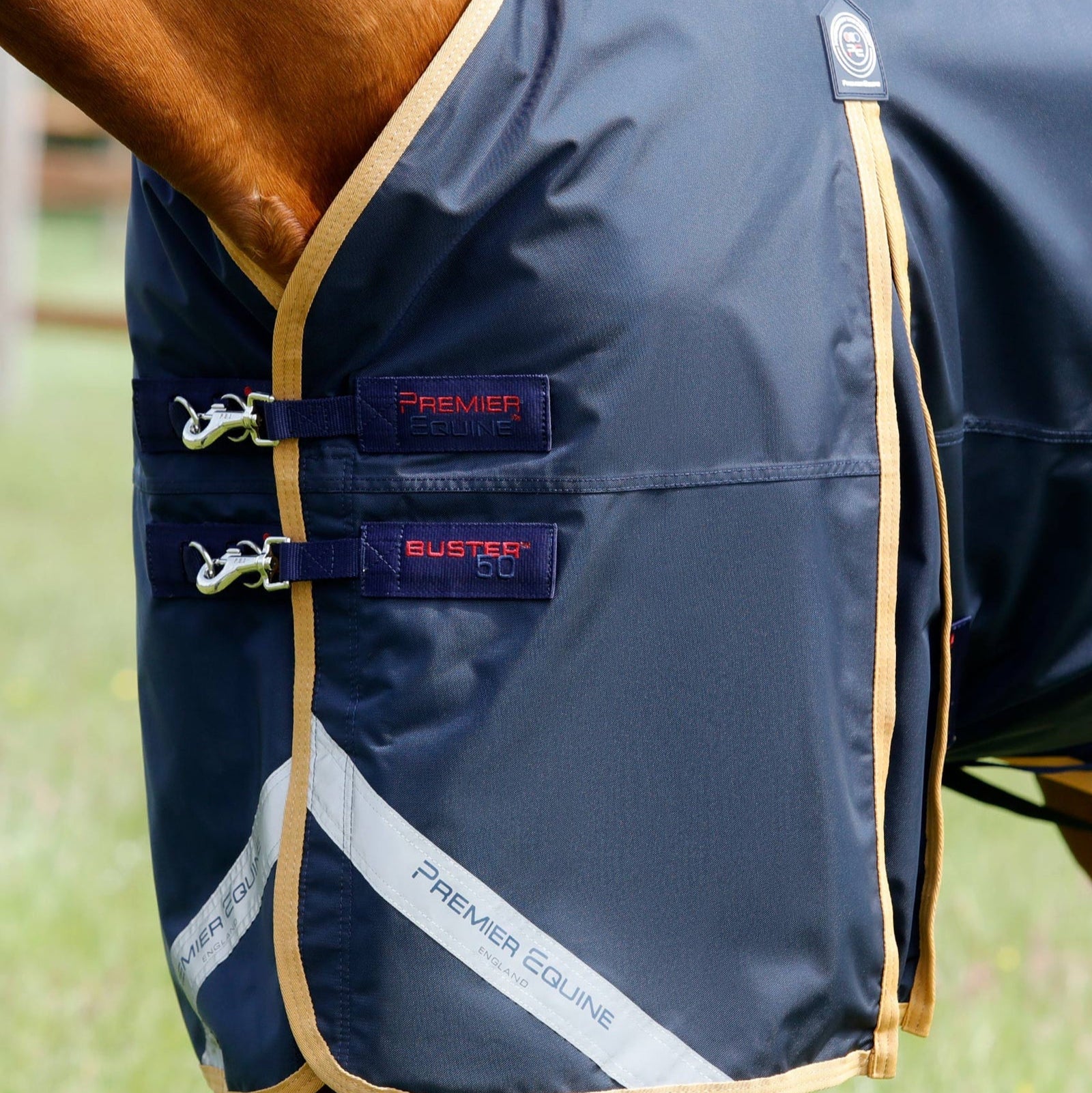 Premier Equine Buster 50g Original Turnout Rug Navy