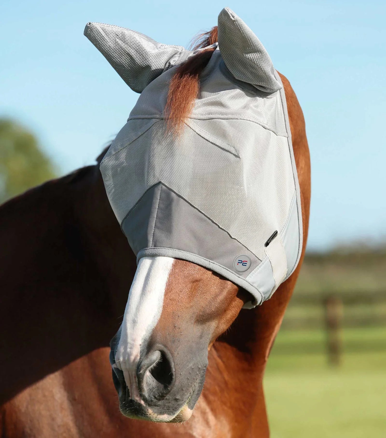Premier Equine Buster Fly Mask Standard + Silver