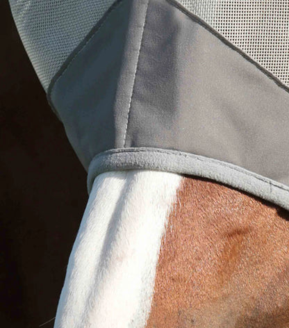 Premier Equine Buster Fly Mask Standard + Silver on Horse | Equiflair