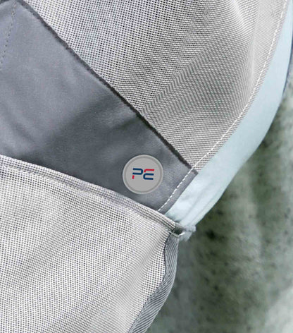 Premier Equine Buster Fly Mask XTRA Silver for Horse: UV Protection, Anti-Rub Comfort, Durable Mesh