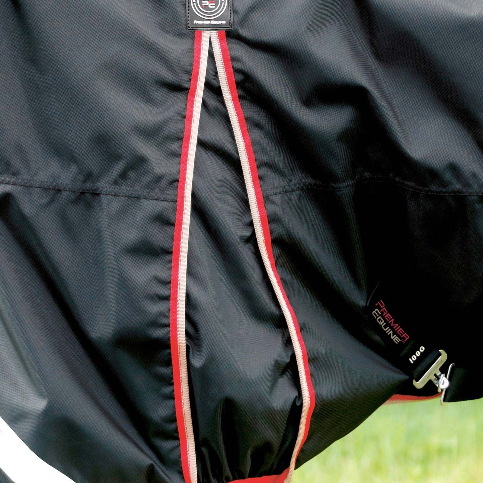 Premier Equine Buster Hardy 100g Half Neck Turnout Rug Black