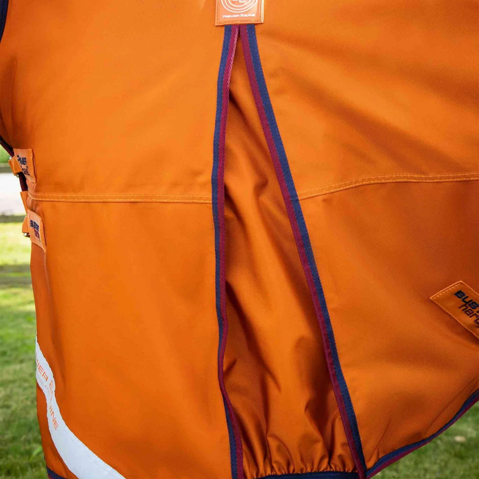 Premier Equine Buster Hardy 200g Half Neck Turnout Rug Burnt Orange