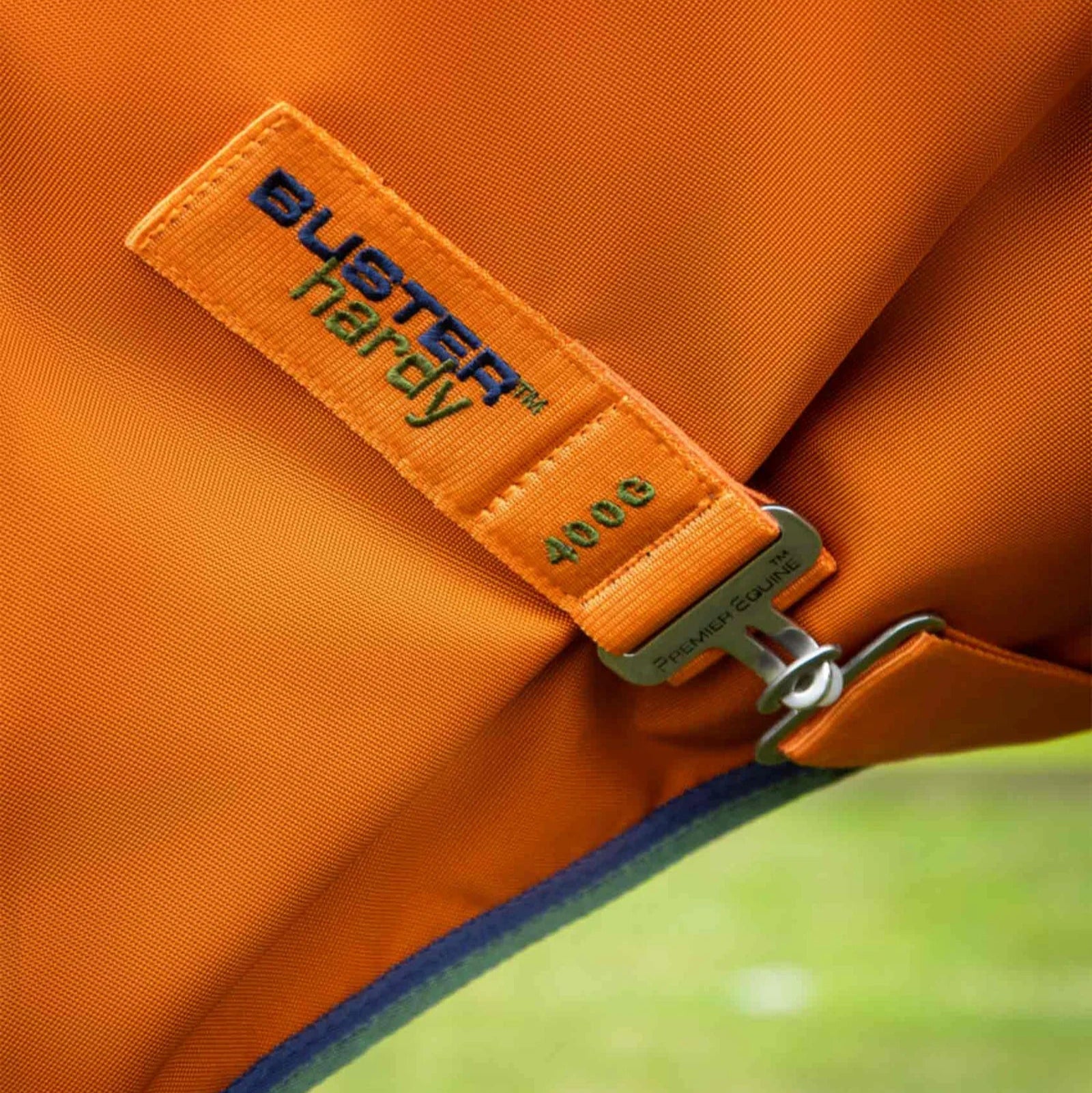 Premier Equine Buster Hardy 400g Half Neck Turnout Rug Burnt Orange