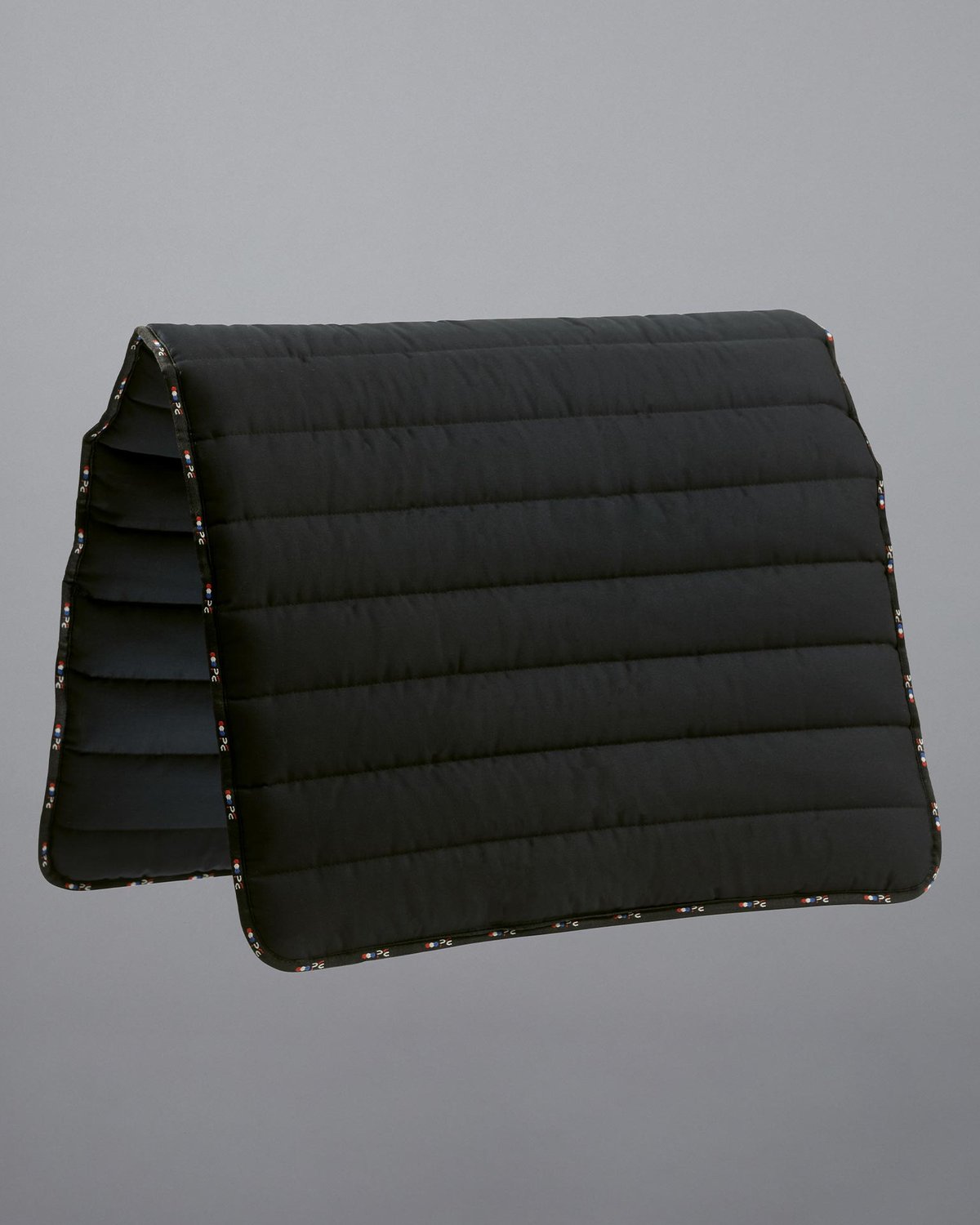 PREMIER EQUINE Buster Reversible Black Saddle Pad for Horse Riding. Durable, Washable & Comfortable Equestrian Pad.
