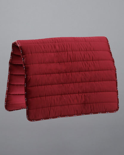 Premier Equine Burgundy Reversible Saddle Pad | Horse Riding Gear