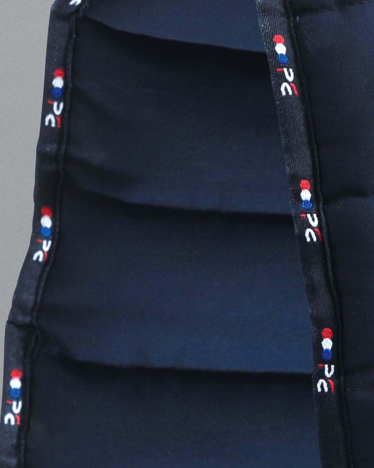 Premier Equine Buster Reversible Saddle Pad - Navy Close Up. Equestrian Saddle Pad for Training & Horseback Riding