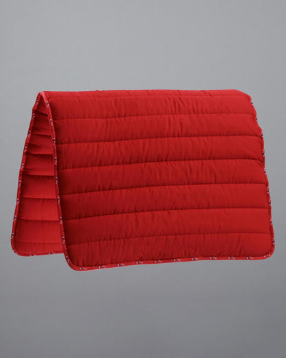 PREMIER EQUINE BUSTER Reversible Red Saddle Pad | Equestrian Horseback Riding Tack