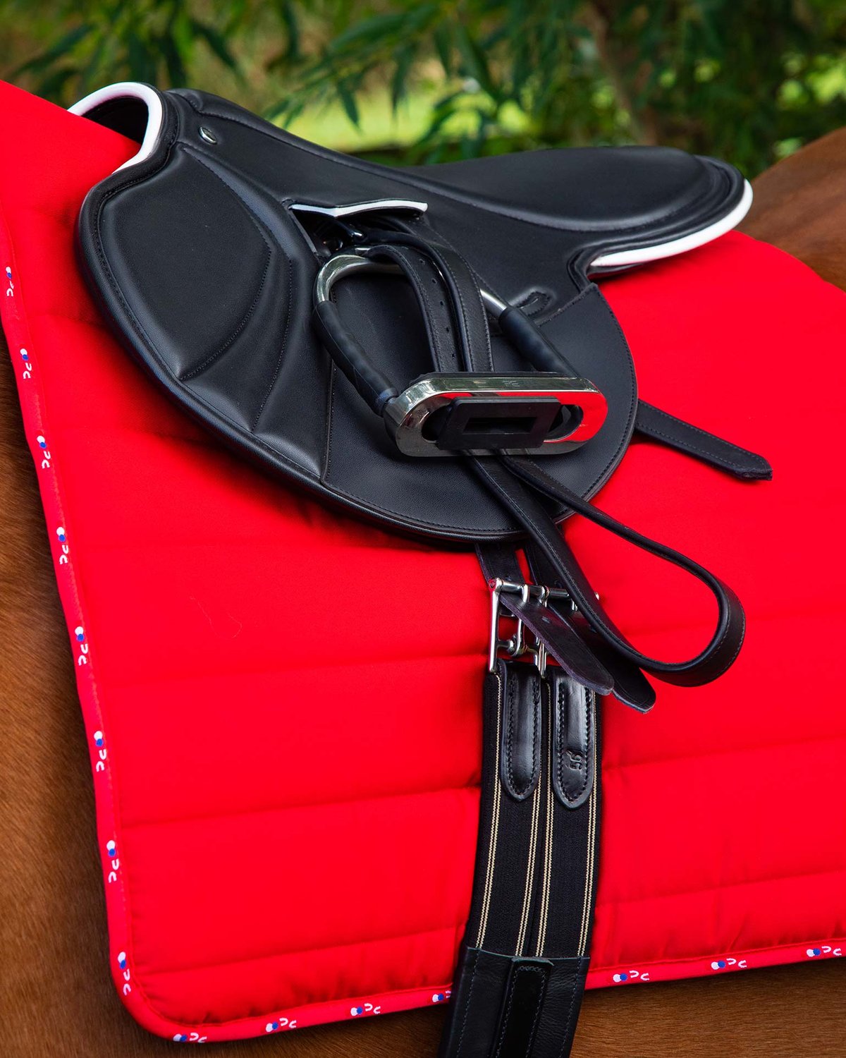 Red Premier Equine Reversible Saddle Pad for Horse Training | Equiflair