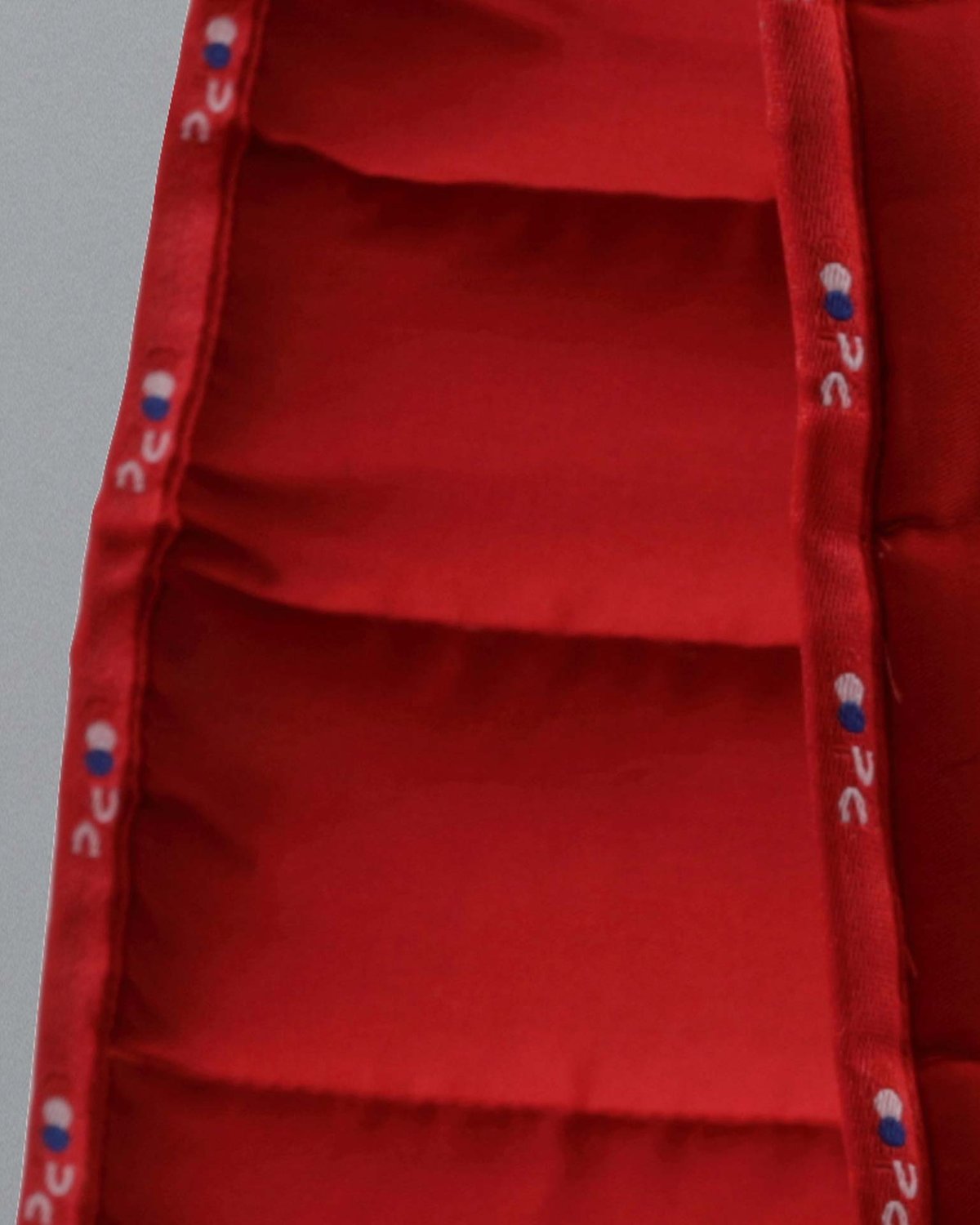 Red Premier Equine Buster Reversible Saddle Pad Detail - Quilted Design