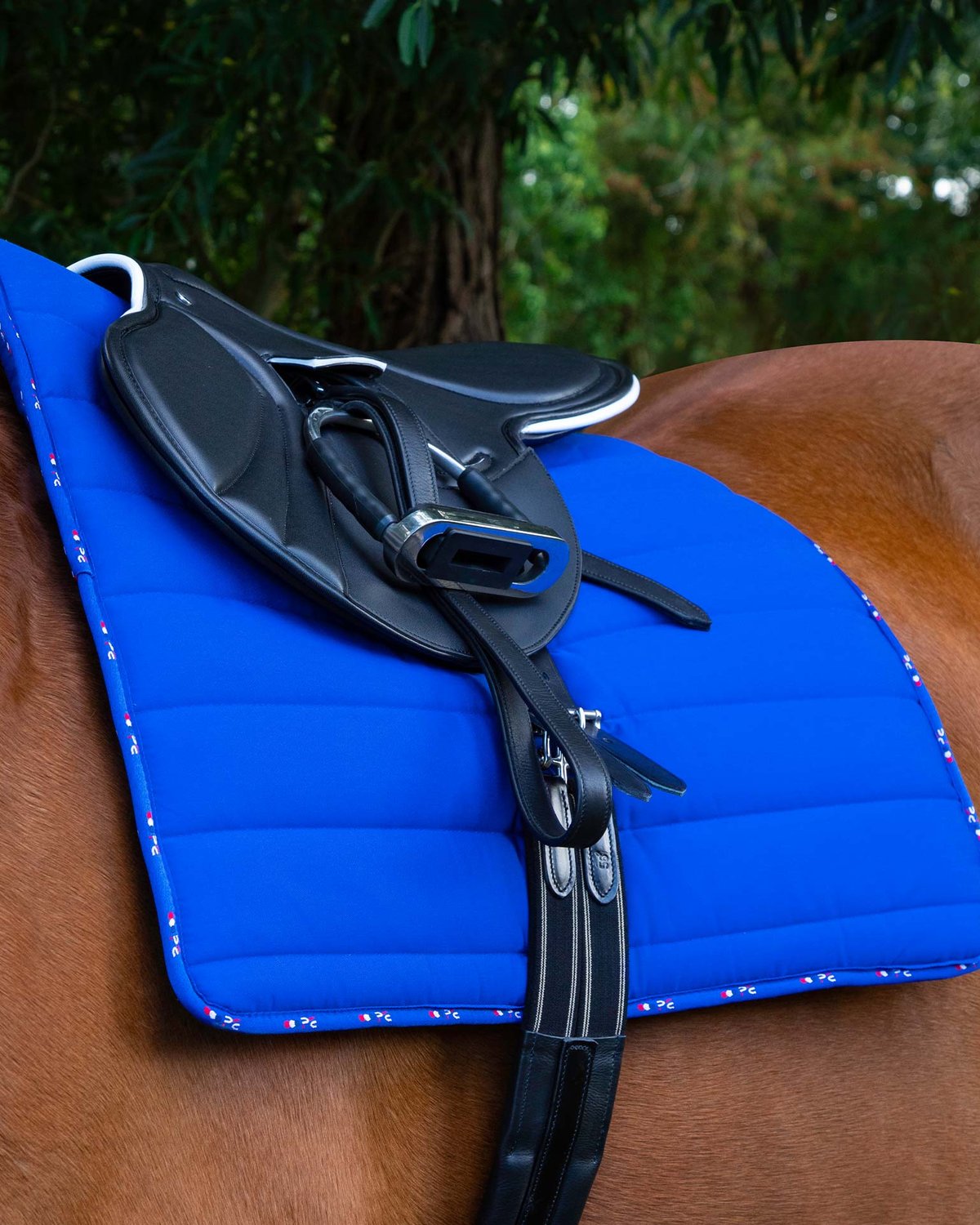 PREMIER EQUINE Buster Reversible Saddle Pad Royal Blue: Premium Horse Riding Equipment | Equiflair
