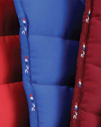Premier Equine Buster Reversible Saddle Pad - Royal Blue Detail | Equiflair