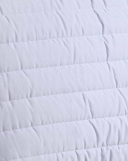 White Reversible Cotton Saddle Pad for Horseback Riding | Premier Equine Buster