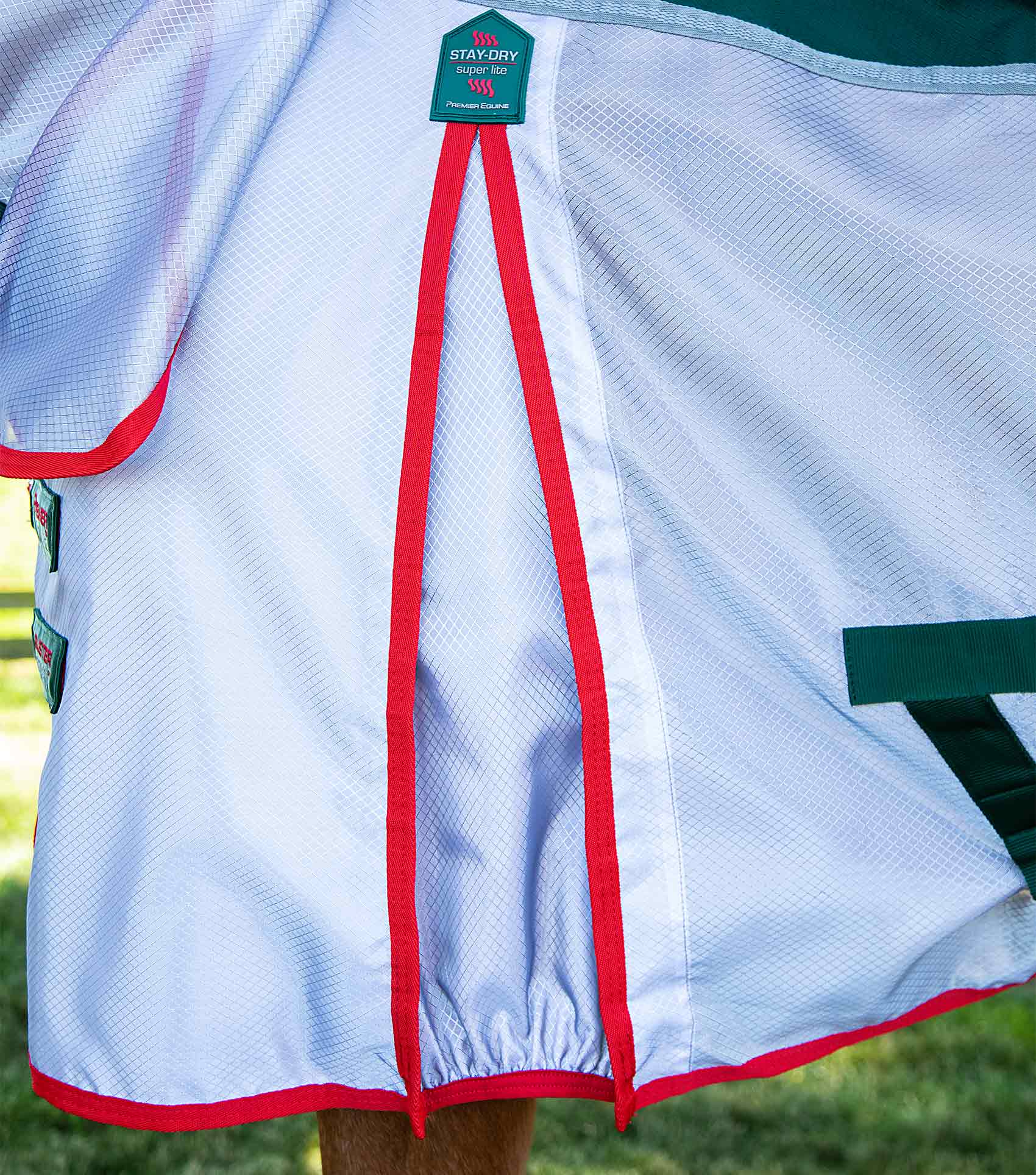 Premier Equine Buster Stay-Dry Super Lite Fly Rug with Surcingles Green