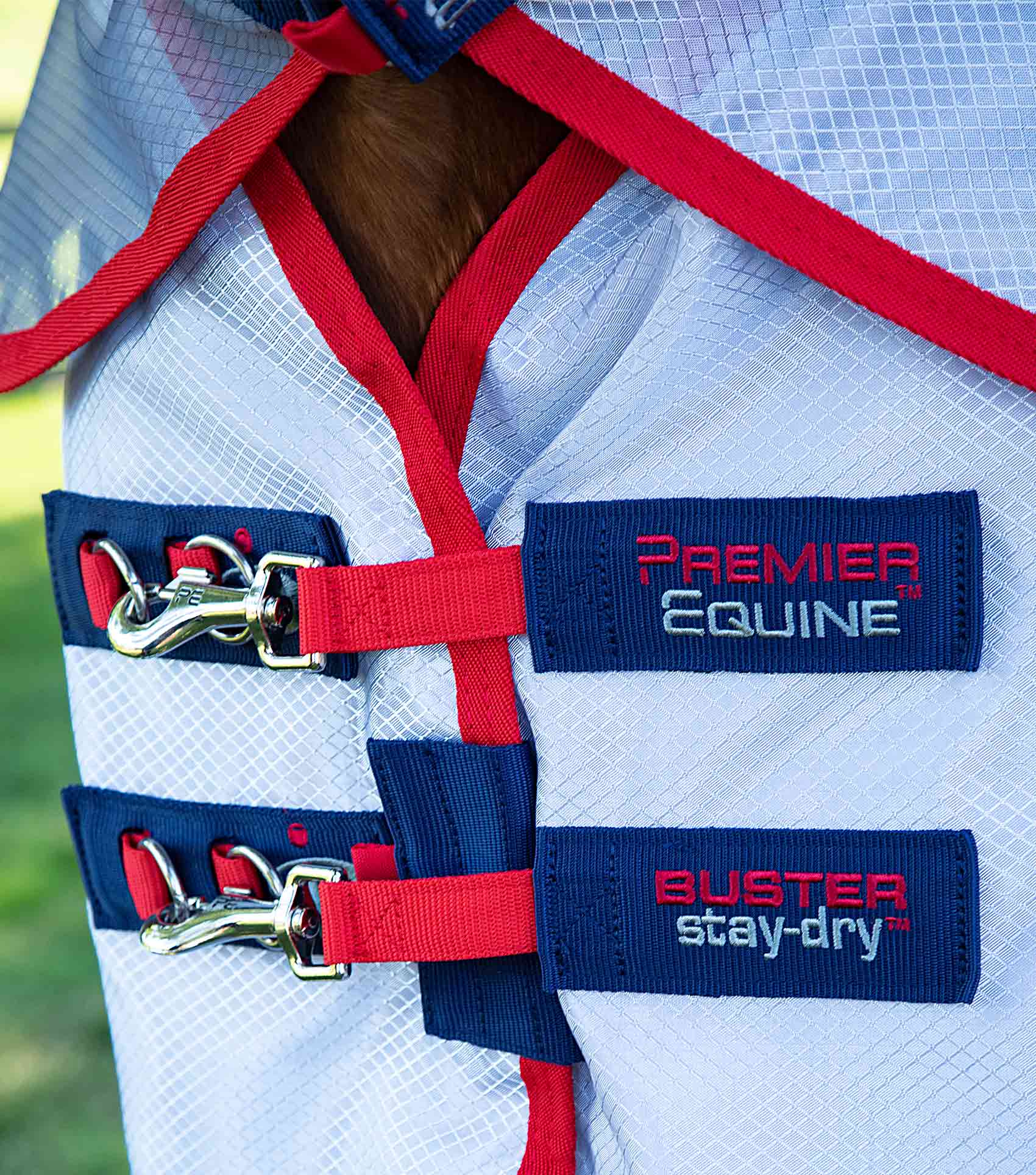 Premier Equine Buster Stay-Dry Super Lite Fly Rug with Surcingles Navy
