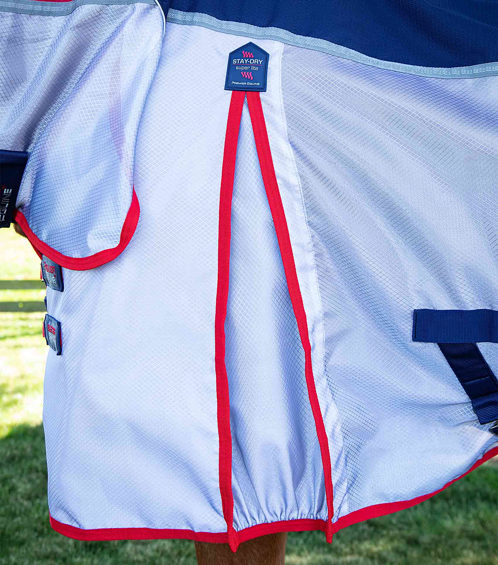Premier Equine Buster Stay-Dry Super Lite Fly Rug with Surcingles Navy