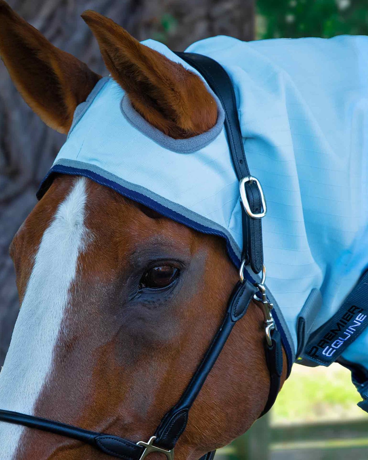 Premier Equine Buster Sweet Itch Fly Rug with Surcingles Blue