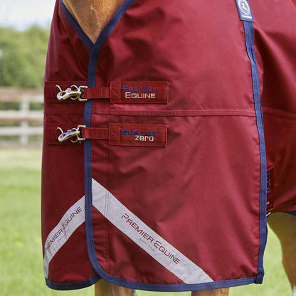 Premier Equine Buster Zero Original Turnout Rug Burgundy