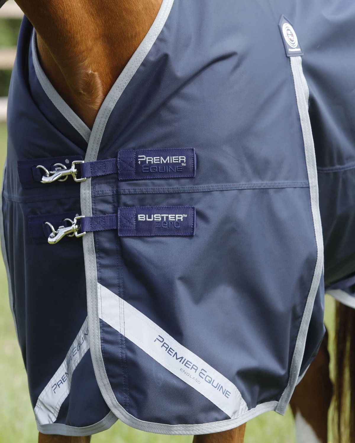 Premier Equine Buster Zero Original Turnout Rug Navy