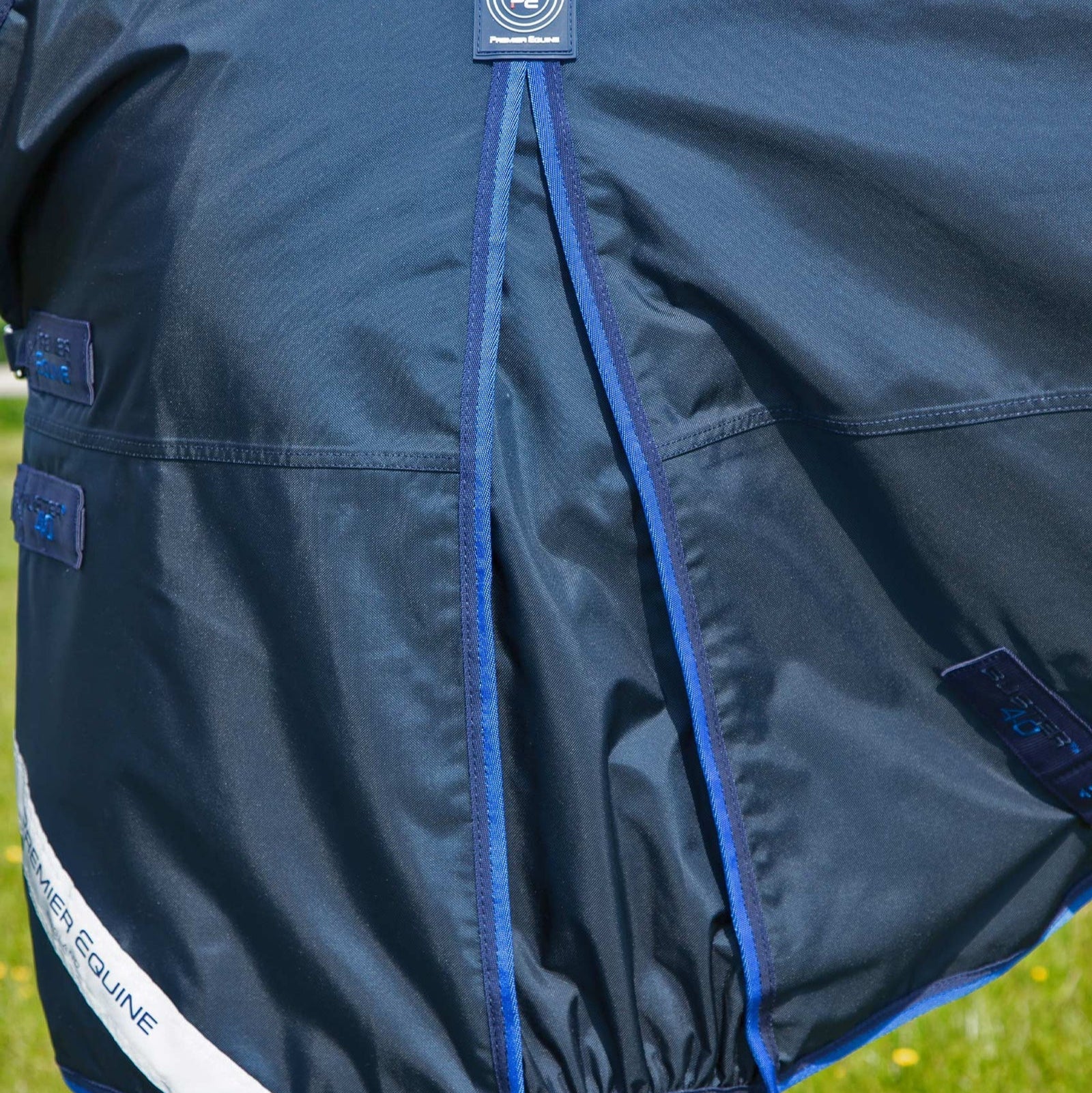 Premier Equine Buster 40g Turnout Rug with Classic Neck Cover Navy