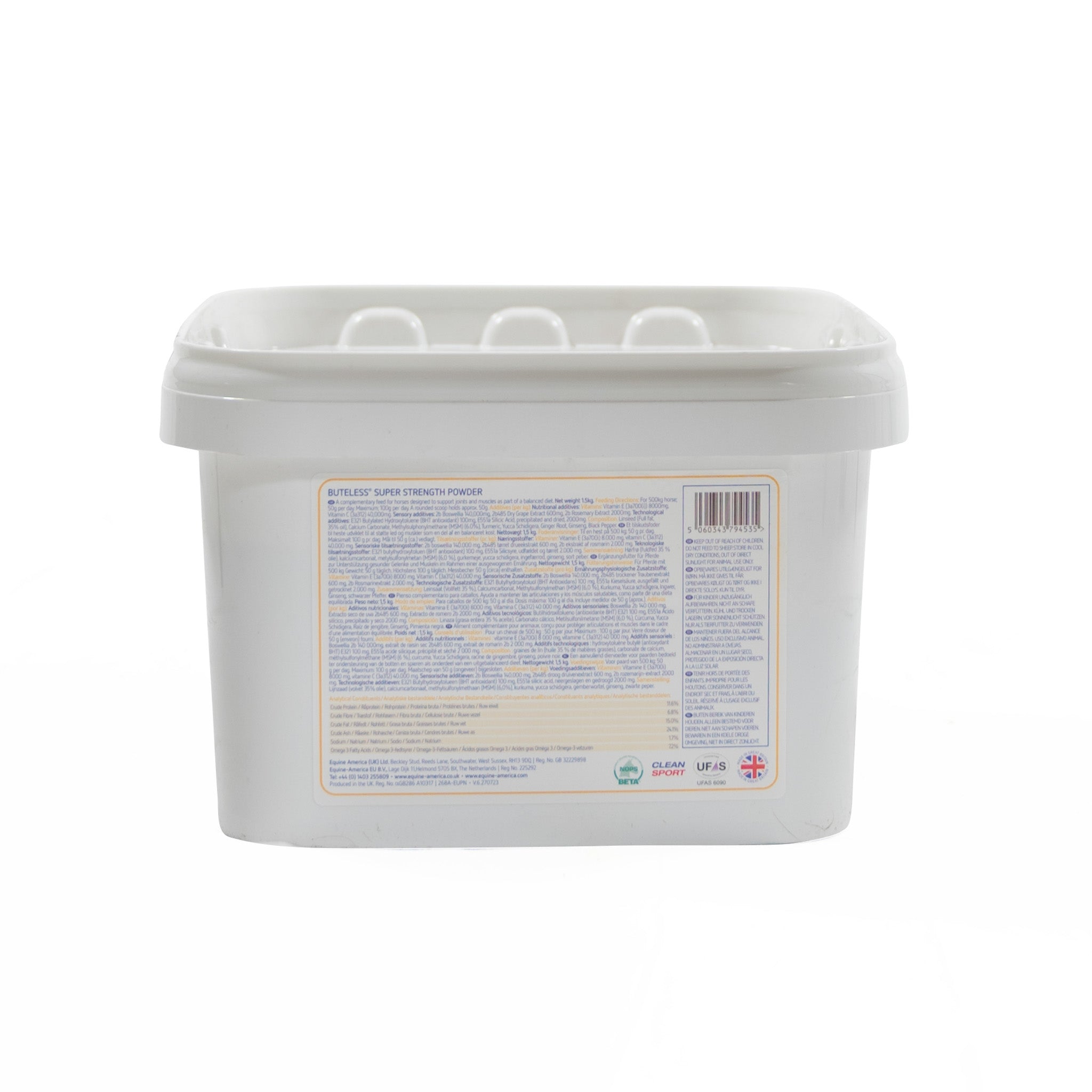 Equine America Buteless Super Strength Powder: Joint & Muscle Support for Horses - 1.5kg