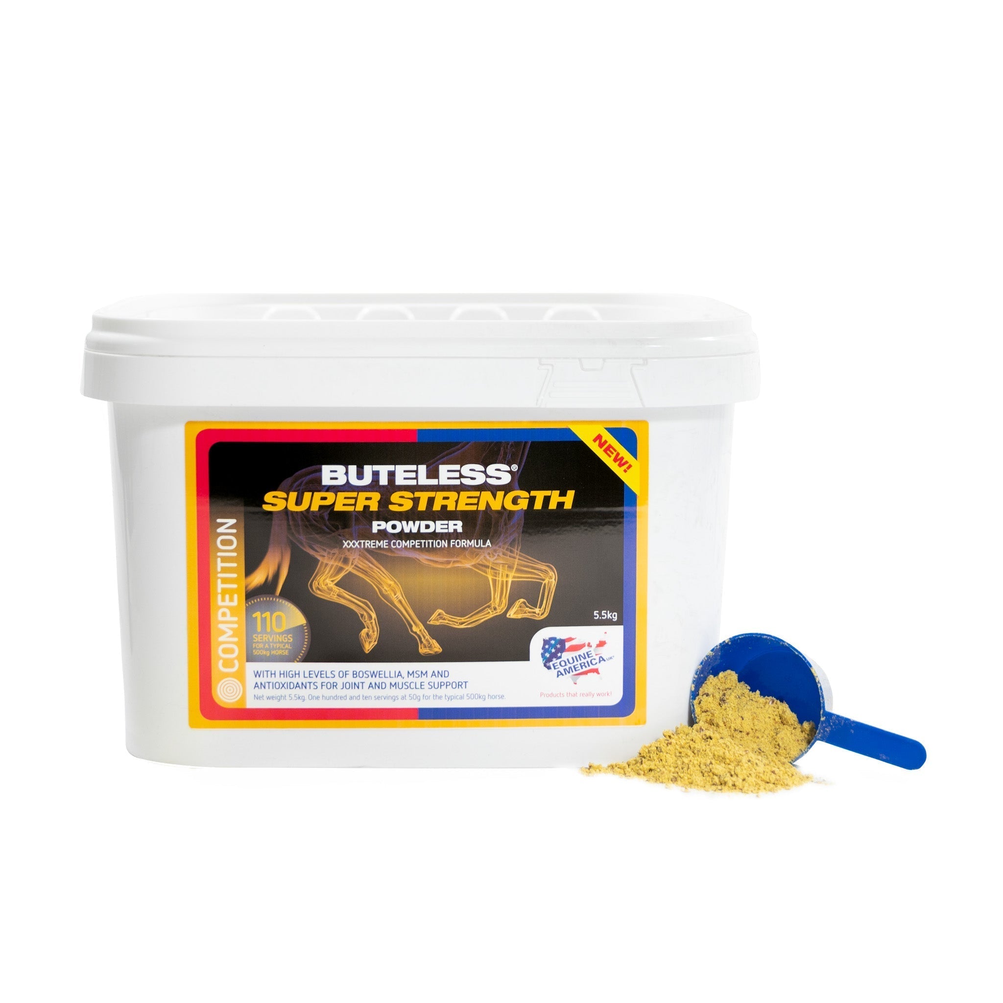 Equine America Buteless Super Strength Powder for Horses - Joint & Muscle Support