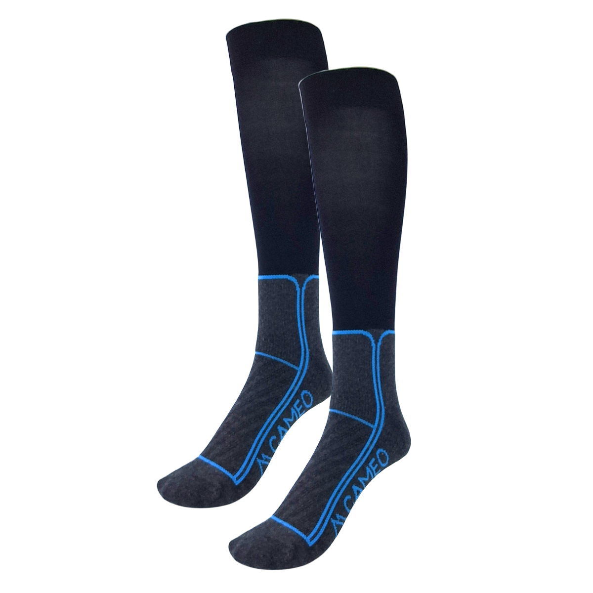 CAMEO THINSULATE Technical Riding Socks Black - Thermal Winter Horse Riding Gear