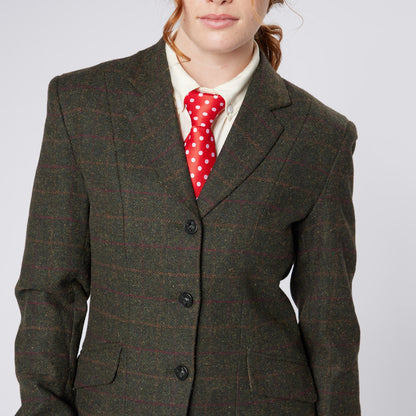 Equiflair CAMEO Seaweed Tweed Show Jacket - Women's Equestrian Fashion
