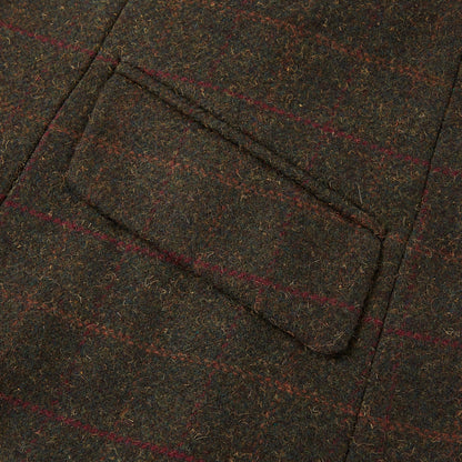 Cameo Junior Tweed Show Jacket - Seaweed with Foxhead Buttons