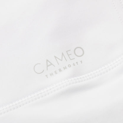CAMEO ECODRY White Riding Tights: Thermo, Water Repellent, Silicone Seat, Equestrian Winter Riding Tights