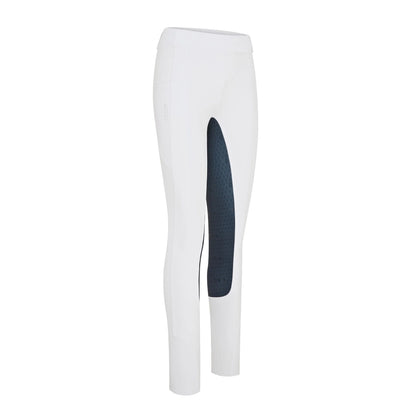 Cameo Ec сухоy Riding Tights White With Navy Silicone Seat Equestrian Apparel, winter riding pants