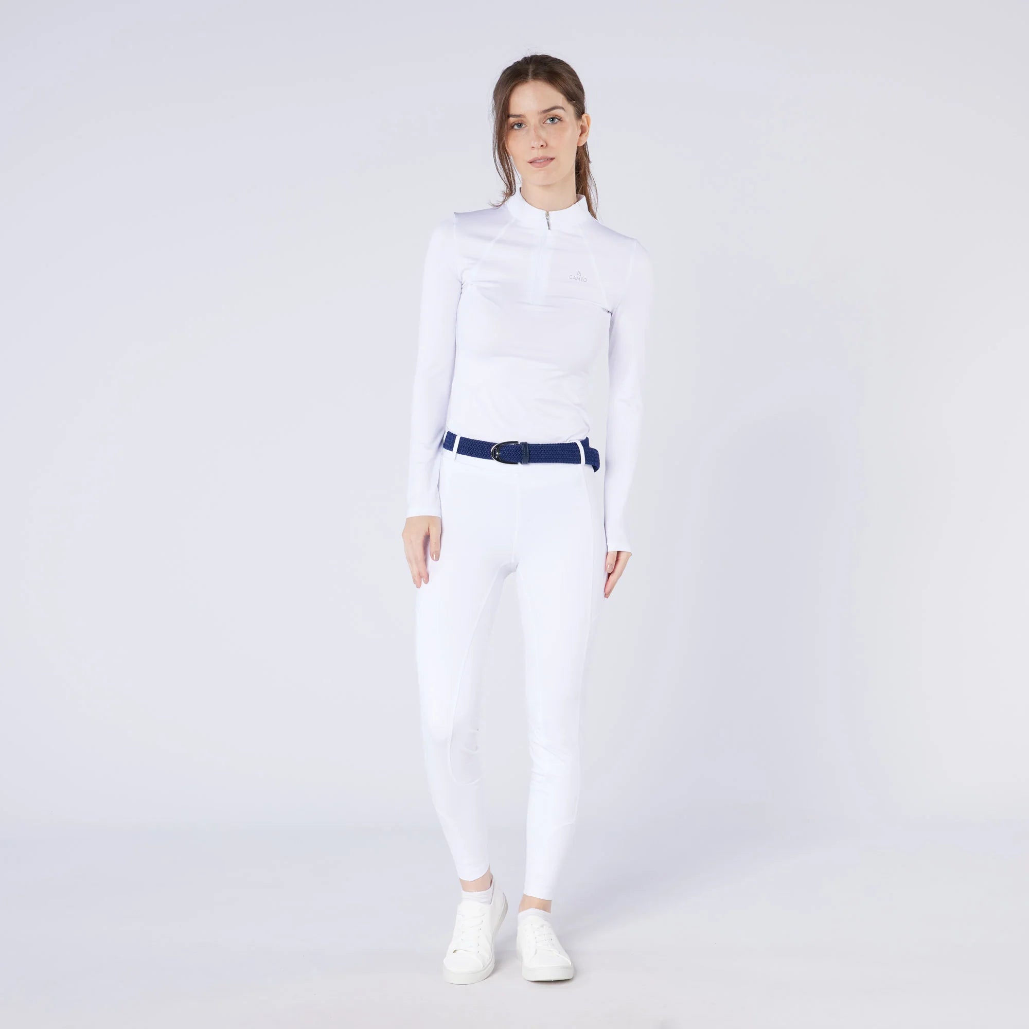 CAMEO THERMODRY Riding Tights White | Equestrian Apparel | Equiflair Shop