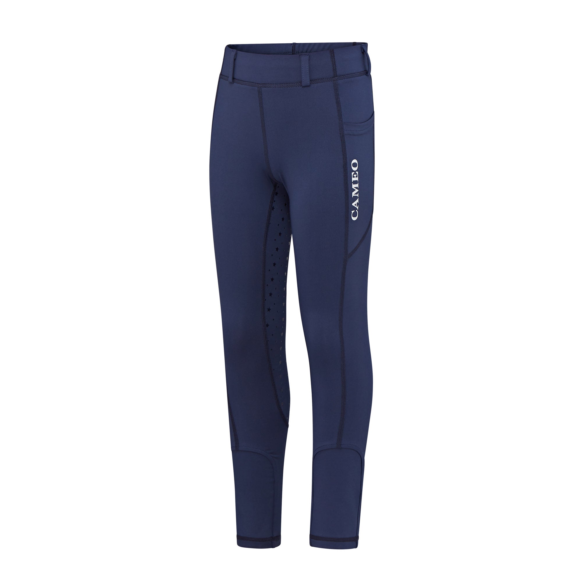 CAMEO Junior Performance Navy Riding Tights | Equestrian Apparel
