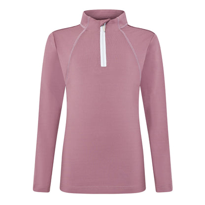 CAMEO JUNIOR CORE BASELAYER - Performance Equestrian Baselayer, Sporty Purple Shirt for Girls Riding & Competitions
