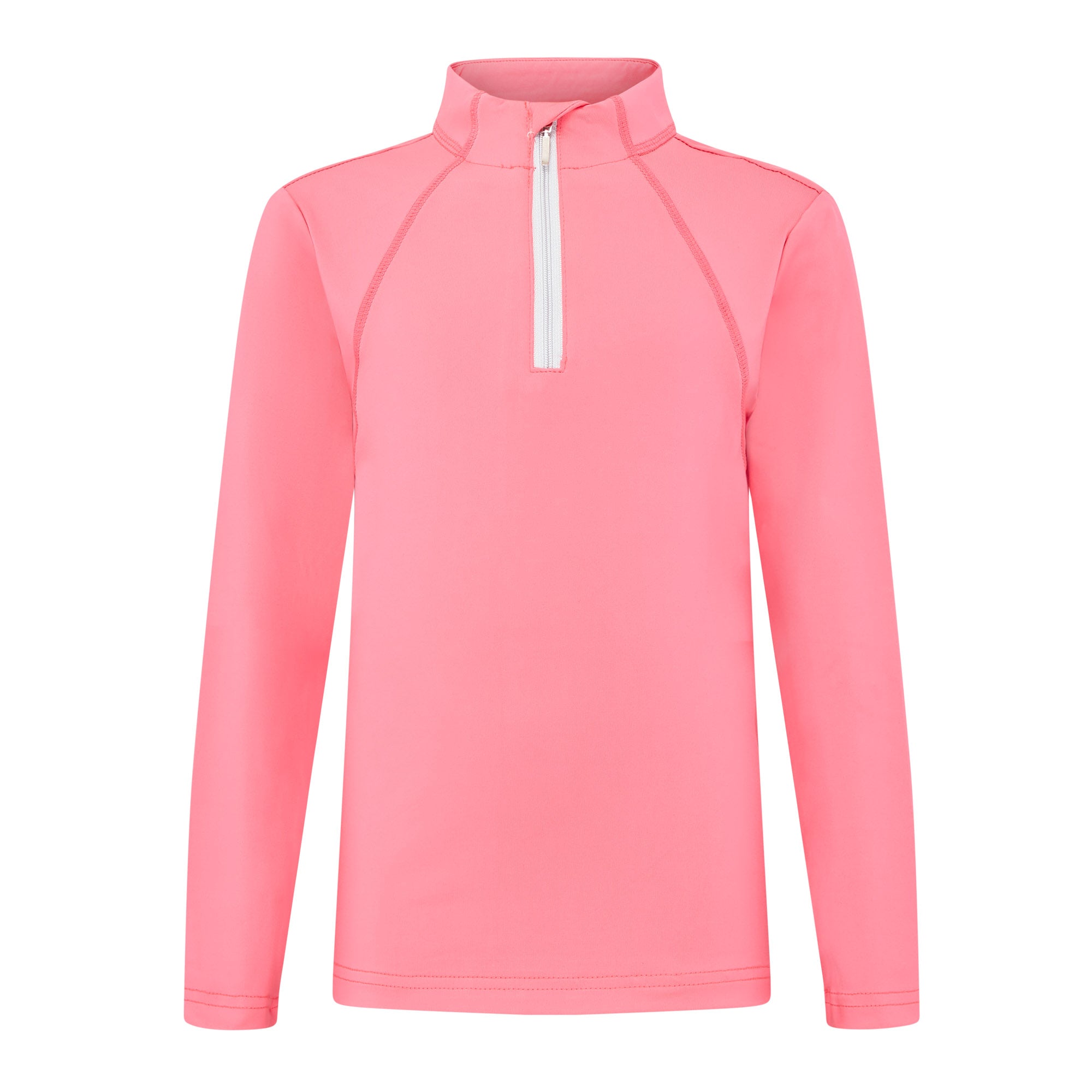 Pink Junior Baselayer Long Sleeve Shirt for Equestrian Use