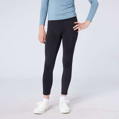 Junior Equestrian Riding Tights - Equiflair - Comfort & Grip - CameoTech - Child Size