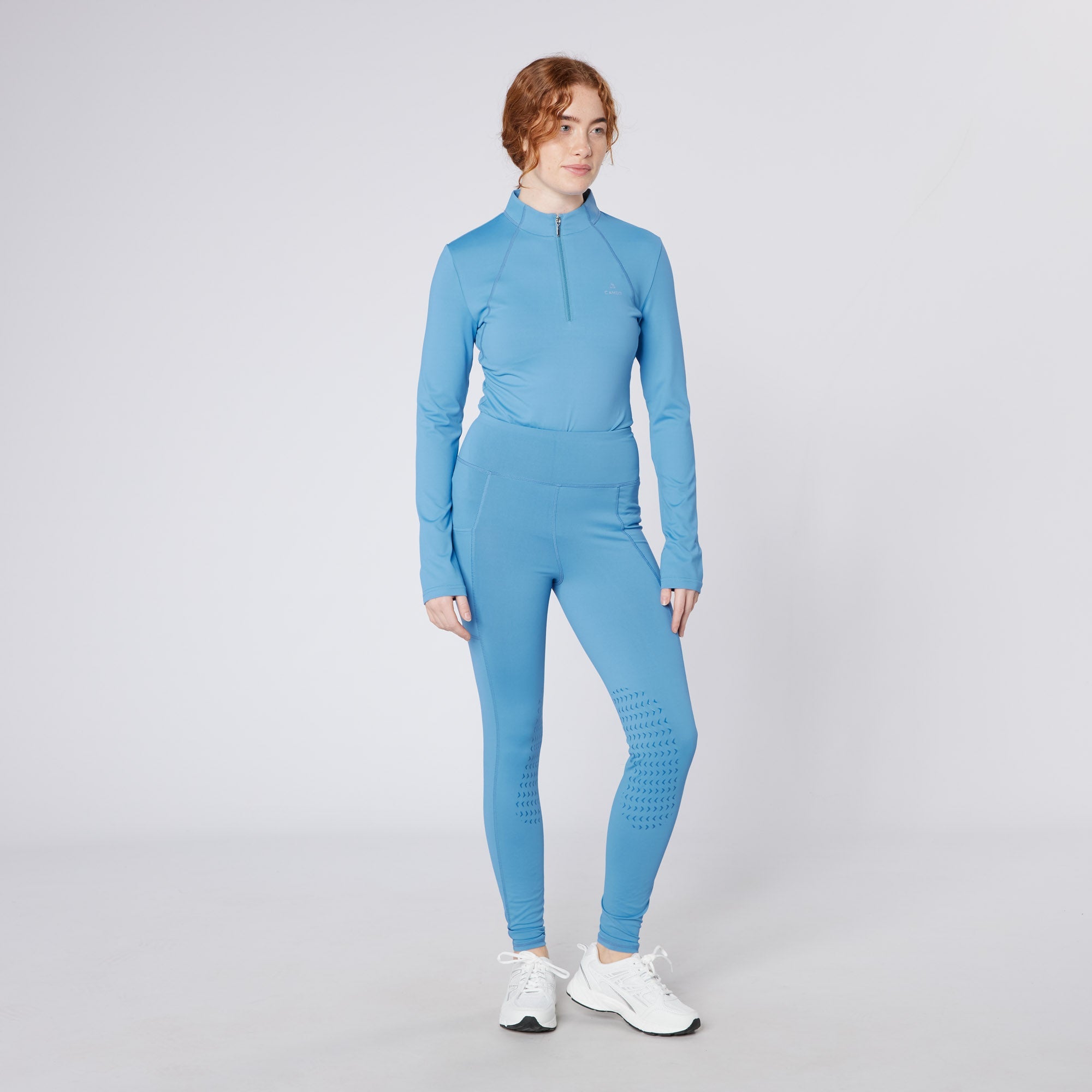 CAMEO CORE COLLECTION TIGHTS AIRFORCE BLUE Ladies Riding Tights Equestrian Apparel