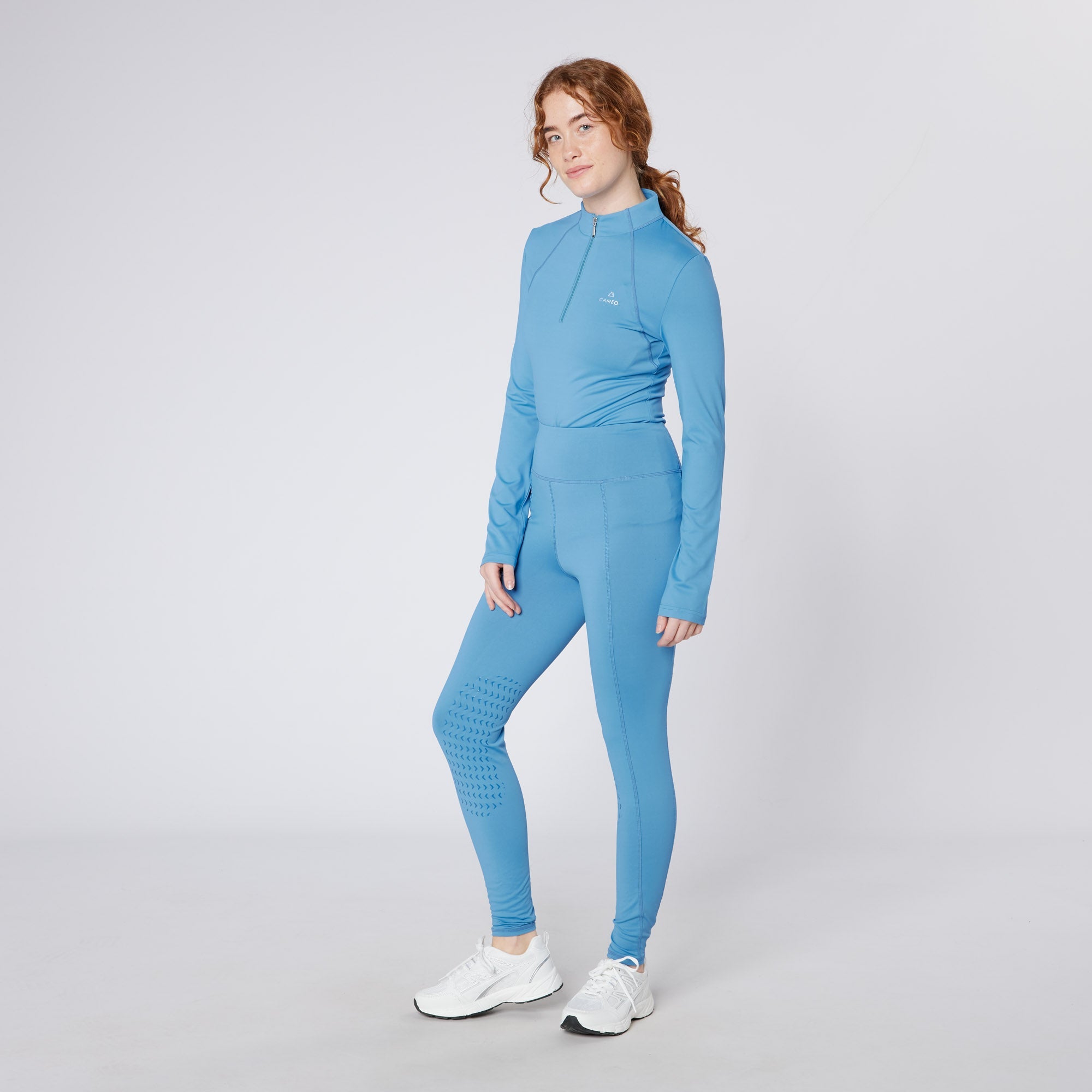 CAMEO CORE Riding Tights in Airforce Blue | Ladies Equestrian Apparel