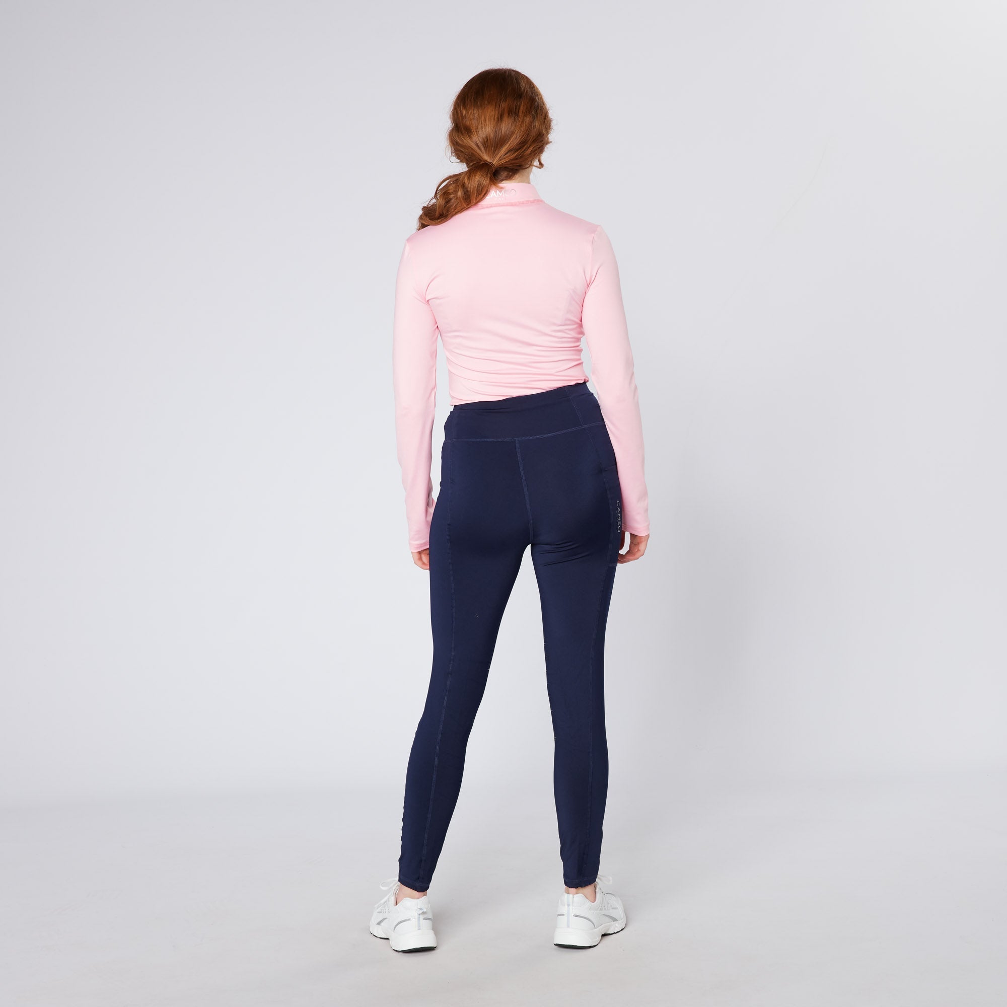 CAMEO Baselayer Pale Pink | Ladies Riding Baselayer | Equestrian Clothing | Comfortable & Stylish | Equiflair