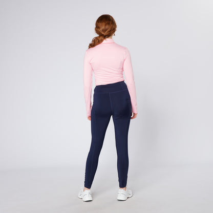 CAMEO Baselayer Pale Pink | Ladies Riding Baselayer | Equestrian Clothing | Comfortable & Stylish | Equiflair