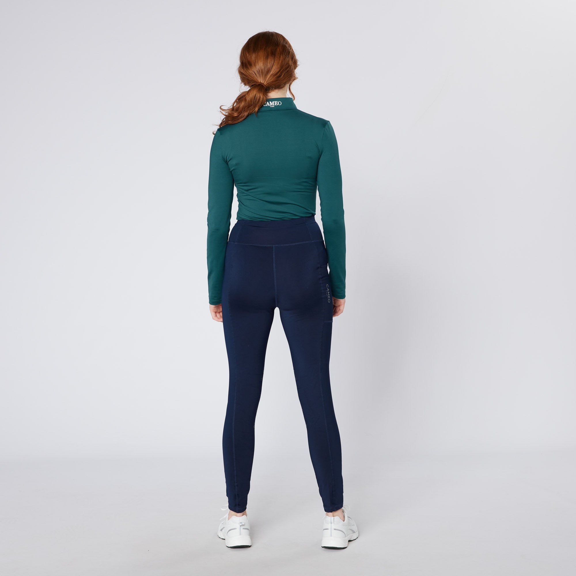 CAMEO BaseLayer Teal Riding Baslayer - Ladies Equestrian Clothing - Equiflair