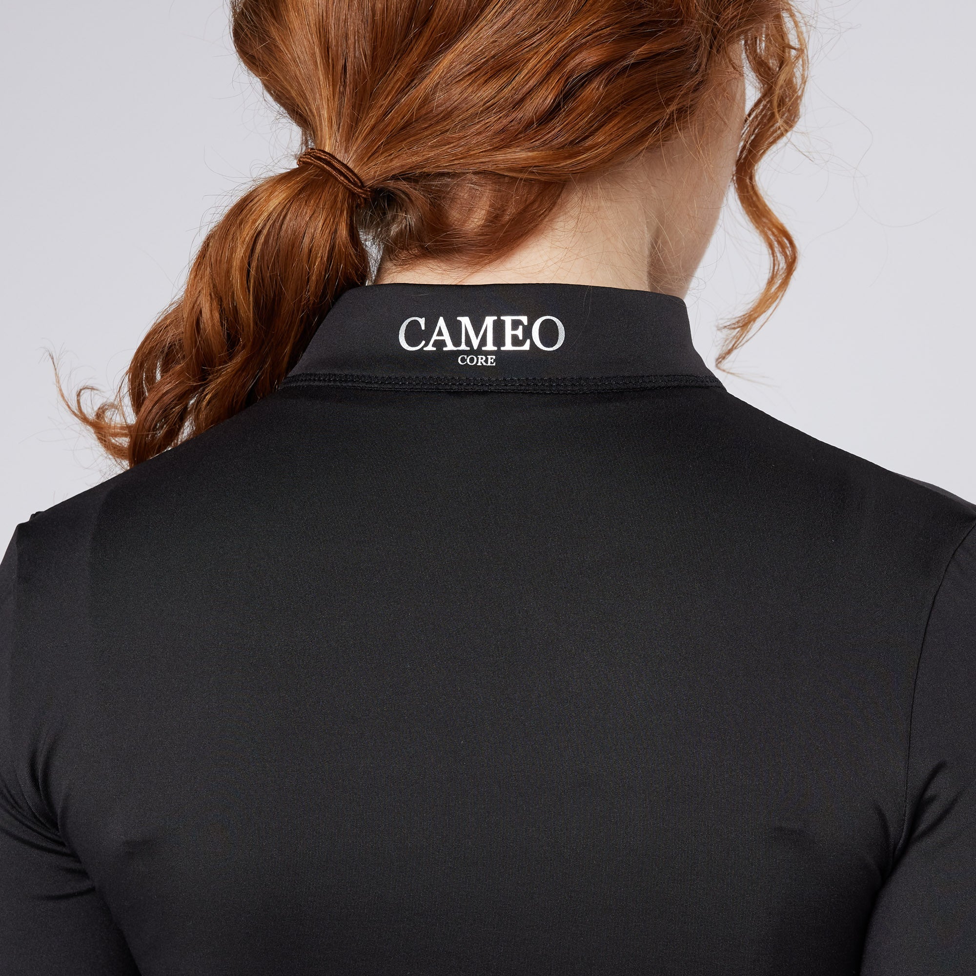 Cameo Black Equestrian Baselayer | Women's Riding Apparel | Long Sleeve Equestrian Top | Cameo Core Collection