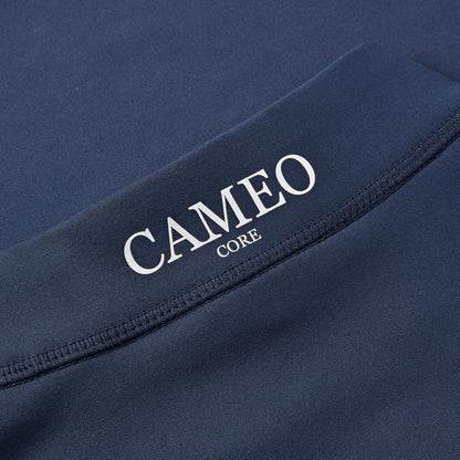 CAMEO CORE Navy Baselayer: Equestrian Riding Apparel. Women's Baselayer. Performance Equestrian Wear.