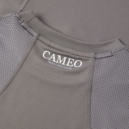 CAMEO PERFORMANCE BASELAYER CHARCOAL Equestrian Baselayer for Riding and Competition. Stylish and Comfortable Horse Riding Apparel
