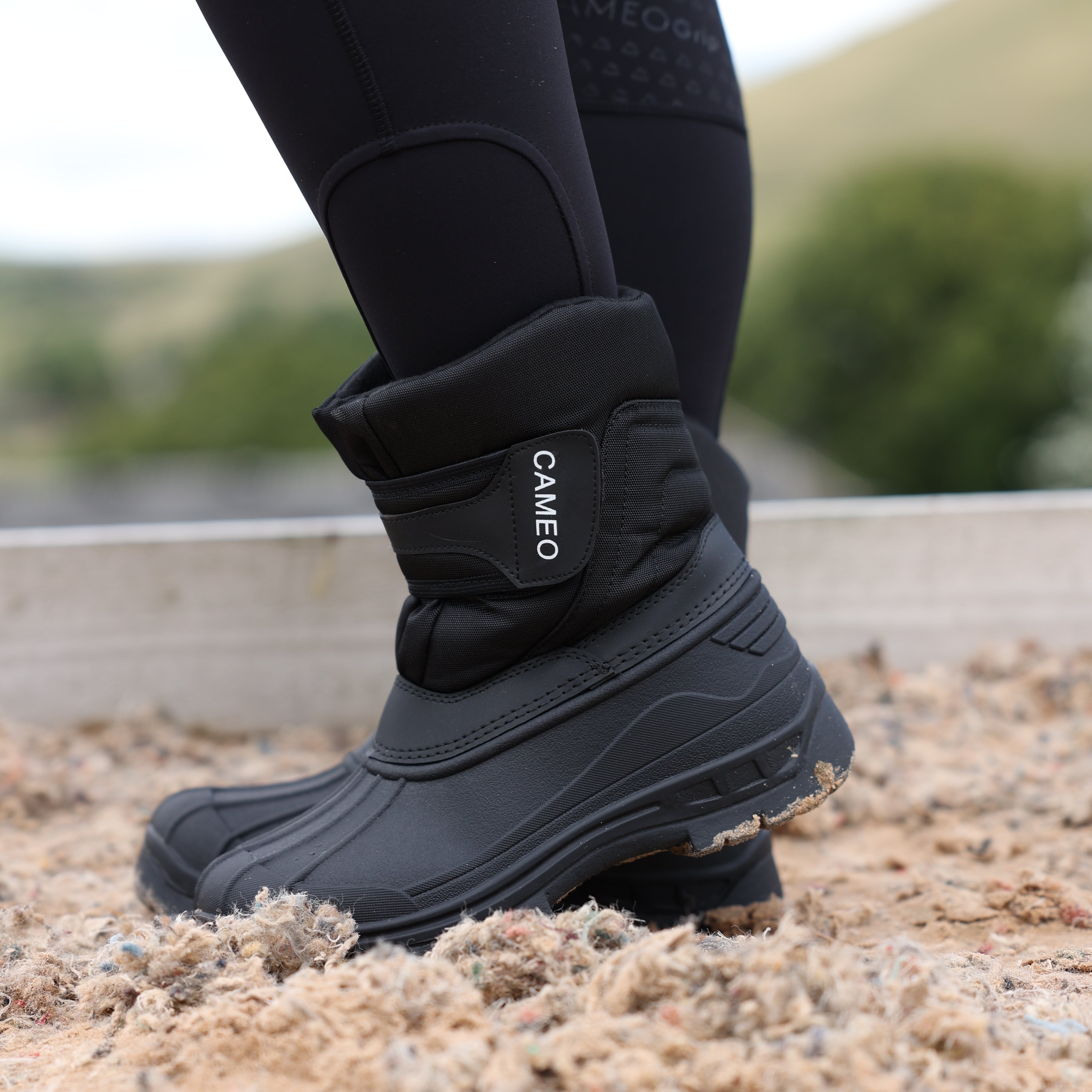 CAMEO Mucker Boot Black - Waterproof & Durable Yard Work Boots