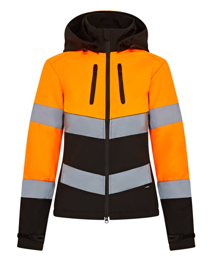 CAMEO Hi Viz Water Repellent Riding Jacket Orange - Reflective Safety Jacket