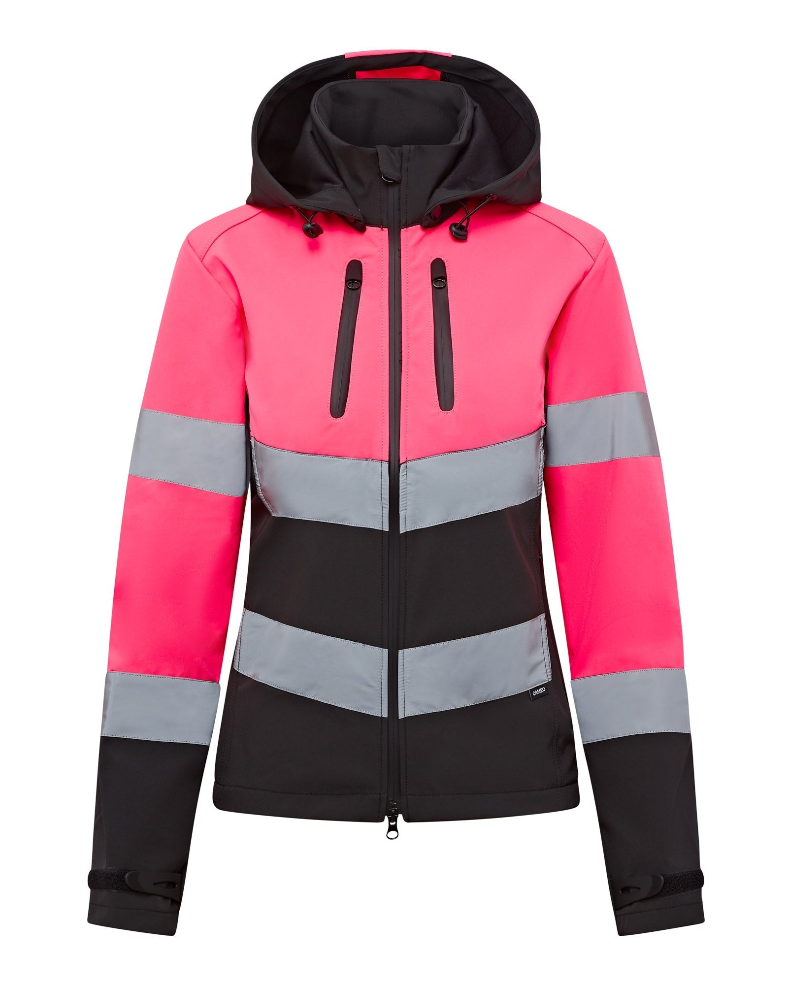 CAMEO Hi Viz Riding Jacket Pink: Water Repellent, Reflective | Equiflair