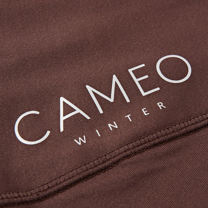 Cameo Winter Riding Tights Brown - Thermal Equine Leggings | Equiflair
